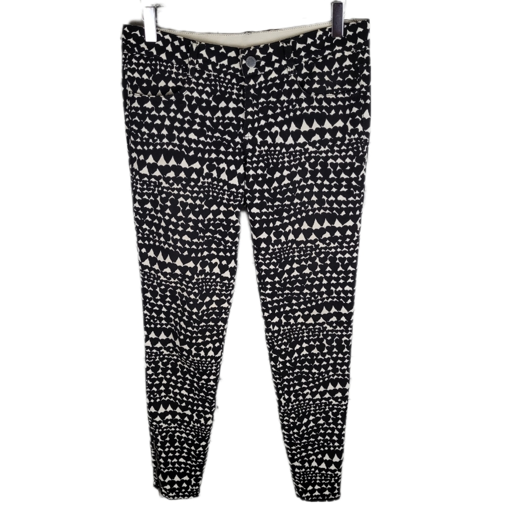STELLA MCCARTNEY | heart print ankle zip skinny jeans